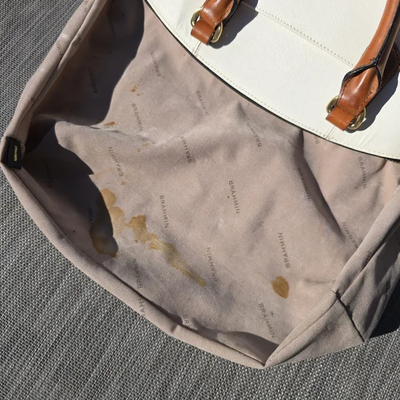 Brahmin Large Duxbury, Limited Edition White Monaco - Picture 11 of 13